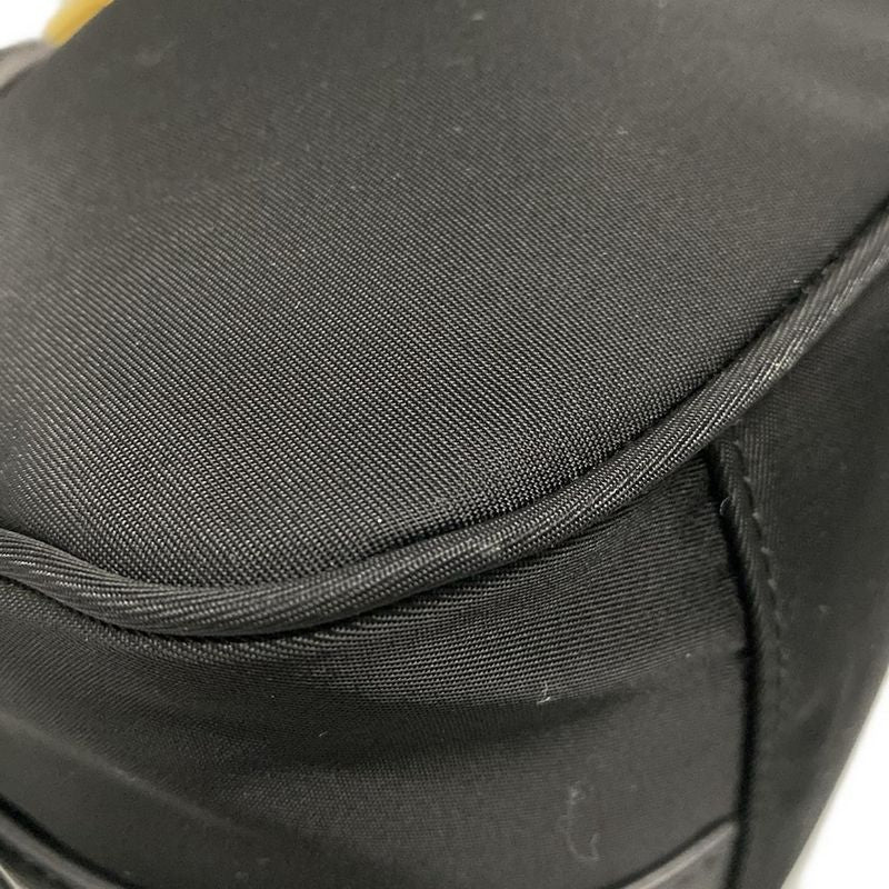 Prada Handbag - Black Leather Tag Leather