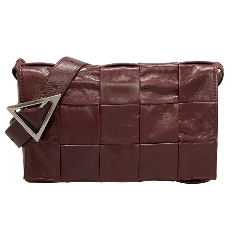 Bottega Veneta Shoulder Bag Cassette Bordeaux