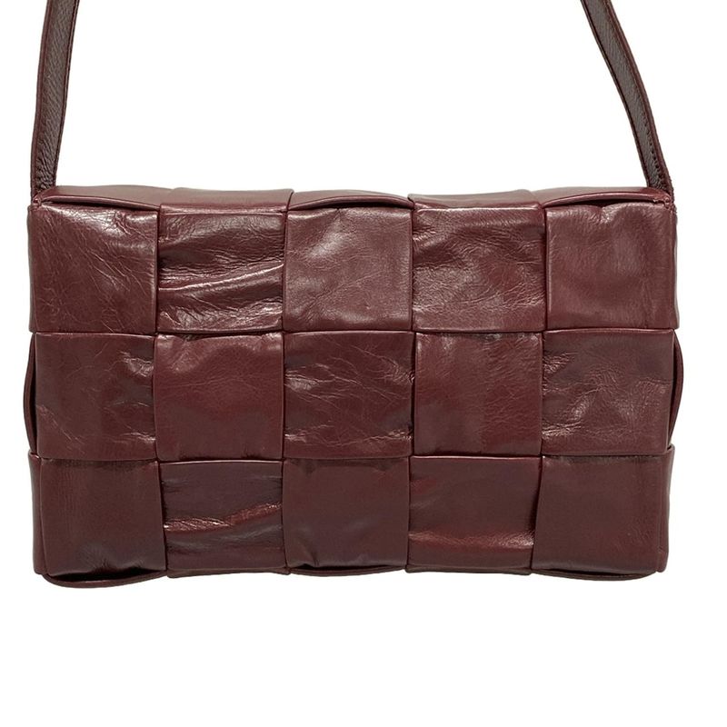 Bottega Veneta Shoulder Bag Cassette Bordeaux