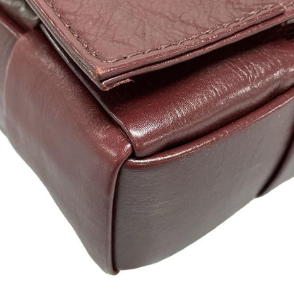 Bottega Veneta Shoulder Bag Cassette Bordeaux