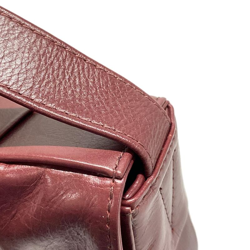 Bottega Veneta Shoulder Bag Cassette Bordeaux