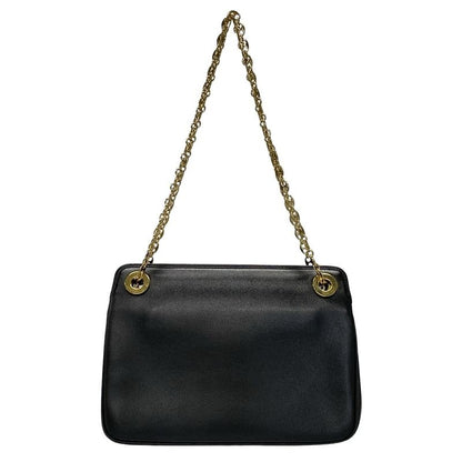 Gucci Shoulder Bag Interlocking Gmarina 576422 Black Chain Shoulder Leather