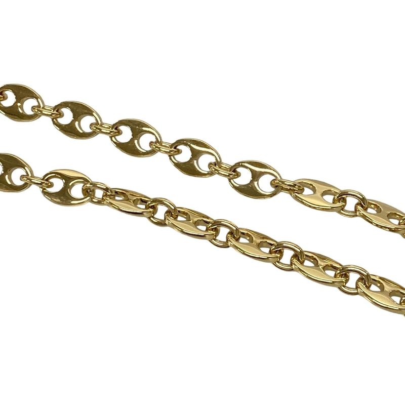 Gucci Shoulder Bag Interlocking Gmarina 576422 Black Chain Shoulder Leather