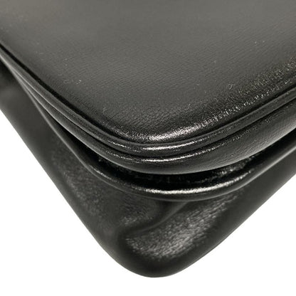 Gucci Shoulder Bag Interlocking Gmarina 576422 Black Chain Shoulder Leather