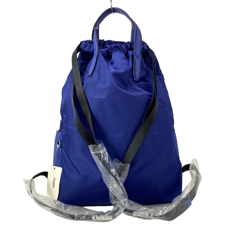 Fendi Backpack Sac - 7vz034 Blue X Red X Multi Leather