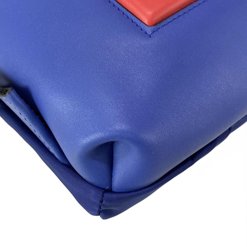 Fendi Backpack Sac - 7vz034 Blue X Red X Multi Leather