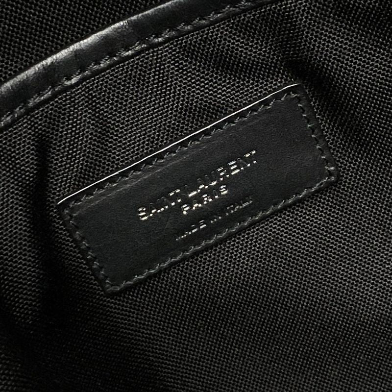 Saint Laurent Paris Backpack Sac - 534968 Black Studded Leather