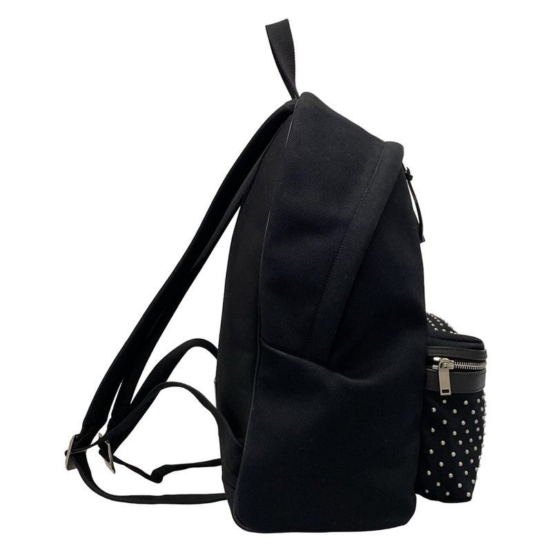 Saint Laurent Paris Backpack Sac - 534968 Black Studded Leather