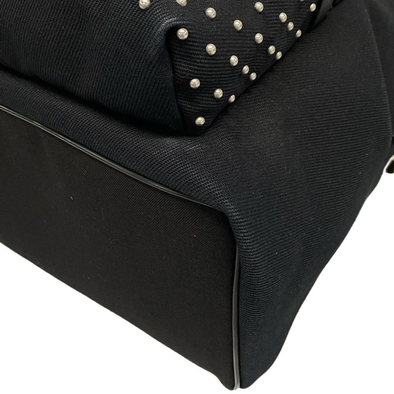Saint Laurent Paris Backpack Sac - 534968 Black Studded Leather