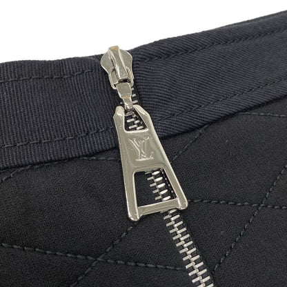 Louis Vuitton Mini Skirt Size M Women's Monogram Quilted Skirt Fisk15fed Black