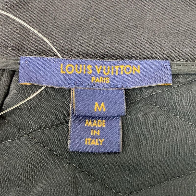 Louis Vuitton Mini Skirt Size M Women's Monogram Quilted Skirt Fisk15fed Black