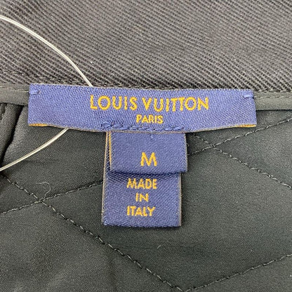 Louis Vuitton Mini Skirt Size M Women's Monogram Quilted Skirt Fisk15fed Black