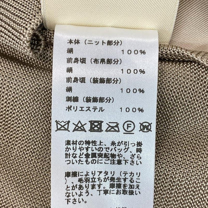 Hermes Long Sleeve Sweater Size 34 S Women's Twill Raine Chaine D'ancre