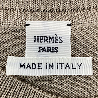 Hermes Long Sleeve Sweater Size 34 S Women's Twill Raine Chaine D'ancre