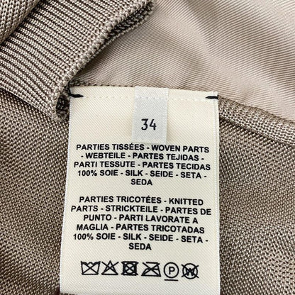 Hermes Long Sleeve Sweater Size 34 S Women's Twill Raine Chaine D'ancre