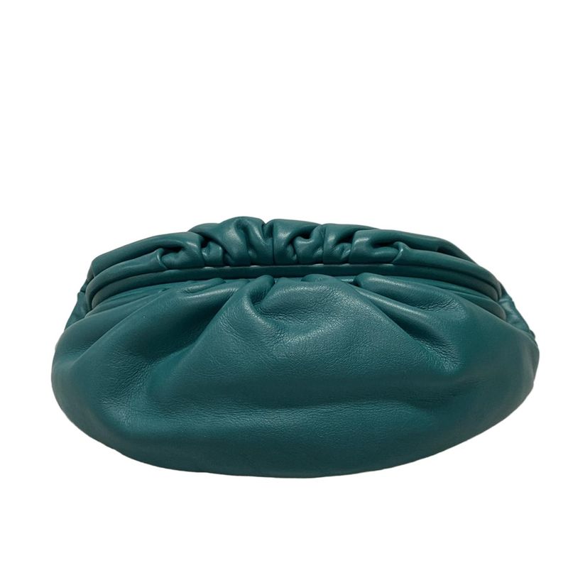 Bottega Veneta Shoulder Bag The Chain Pouch Green Chain Shoulder Leather