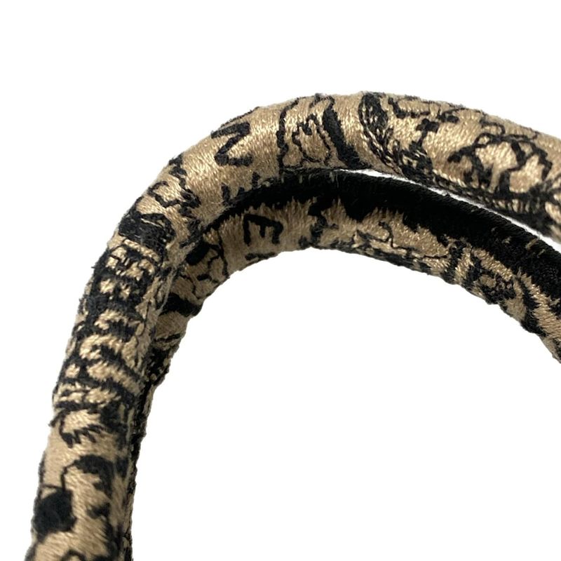 Dior/christian Dior Tote Bag Book Tote Mini Phone Bag Beige And Black