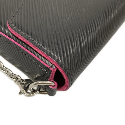 Louis Vuitton Wallet Epi Pochette Felice M64579 Noir Black × Hot Pink Leather