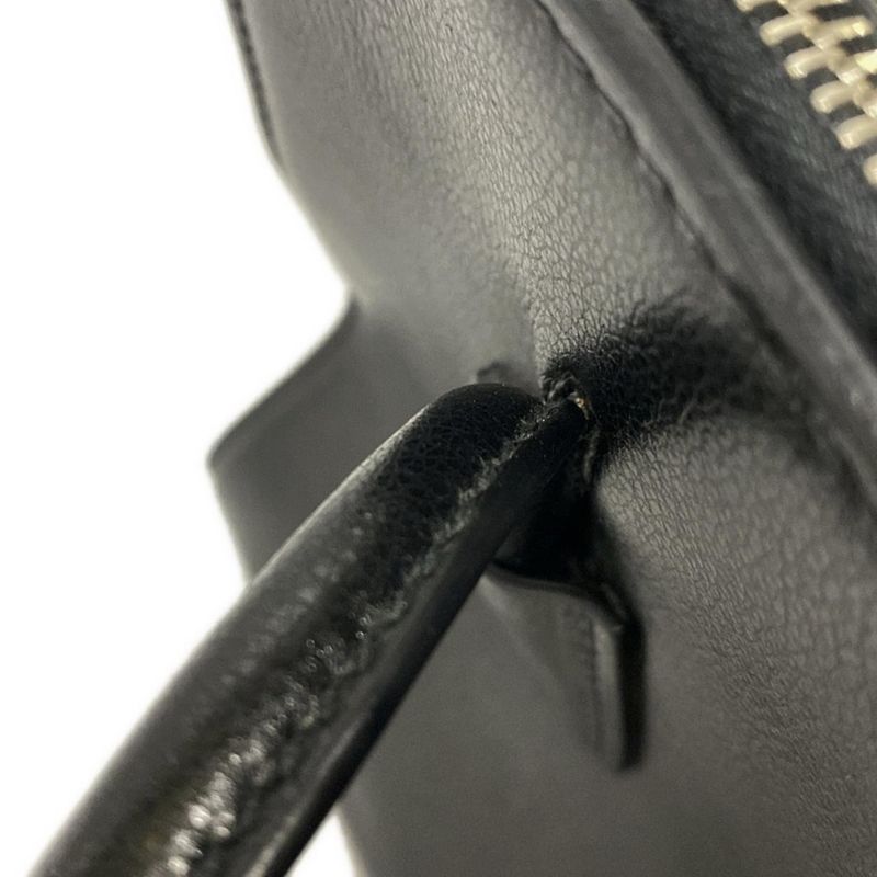 Prada Tote Bag - 1bg625 Black And Beige Leopard Pattern Leather