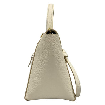 Celine Handbag Belt Bag Mini 176103zva01bc White Leather