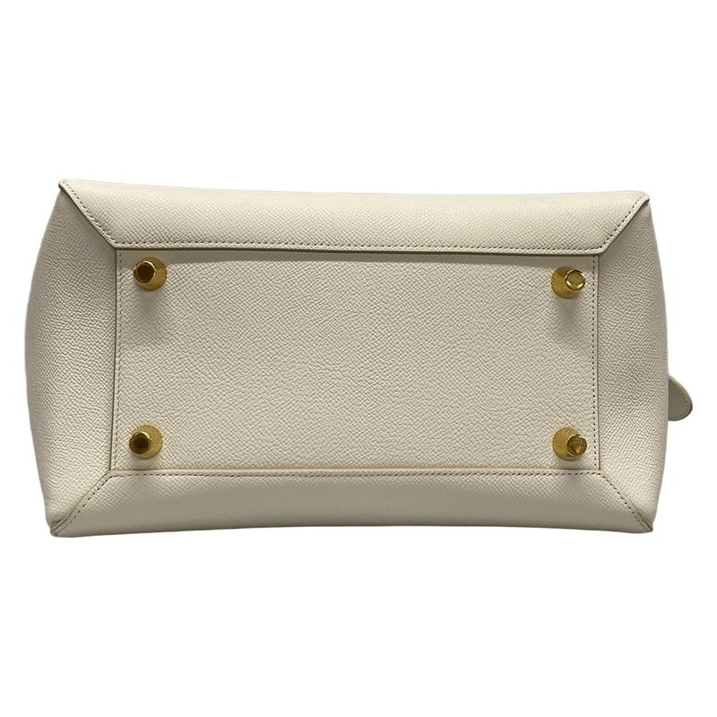 Celine Handbag Belt Bag Mini 176103zva01bc White Leather