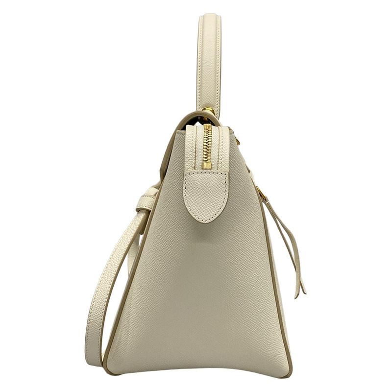 Celine Handbag Belt Bag Mini 176103zva01bc White Leather