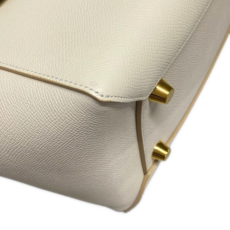 Celine Handbag Belt Bag Mini 176103zva01bc White Leather