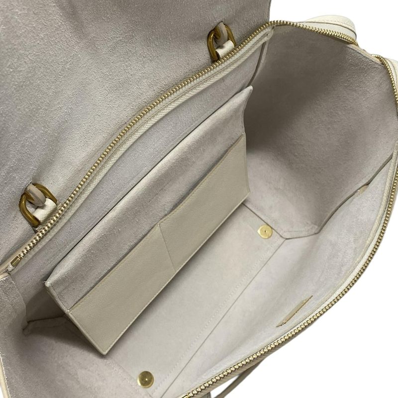 Celine Handbag Belt Bag Mini 176103zva01bc White Leather