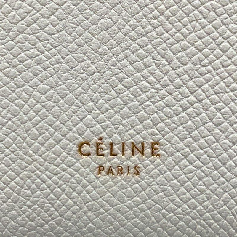 Celine Handbag Belt Bag Mini 176103zva01bc White Leather