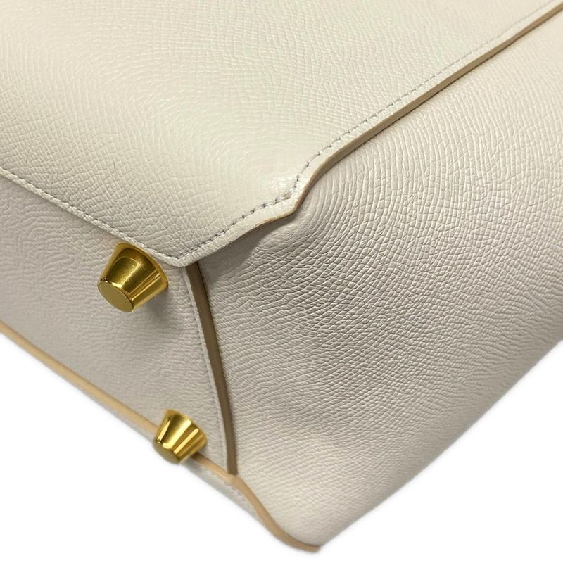 Celine Handbag Belt Bag Mini 176103zva01bc White Leather