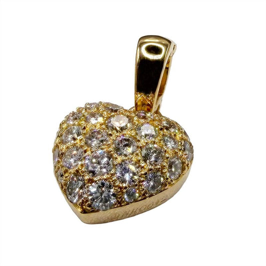 Cartier Baby Heart Pavé Diamond Pendant Top Pendant Top