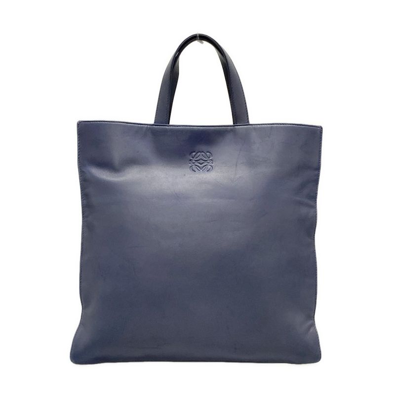 Loewe Tote Bag - Blue-grey Leather