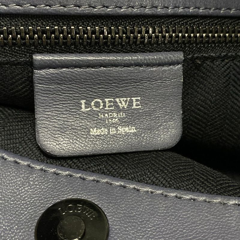 Loewe Tote Bag - Blue-grey Leather