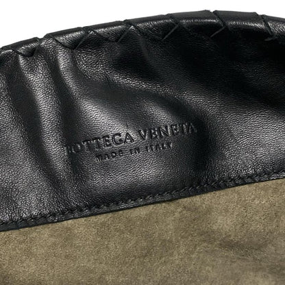 Bottega Veneta Handbag Intrecciato Black Leather