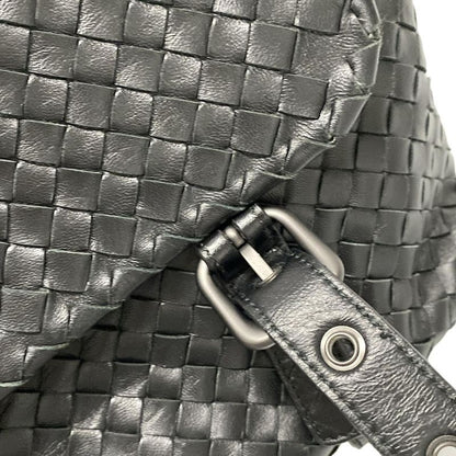 Bottega Veneta Handbag Intrecciato Black Leather
