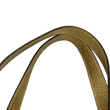 Gucci Tote Bag GG Pattern 137396 Beige Gold And Pink Leather