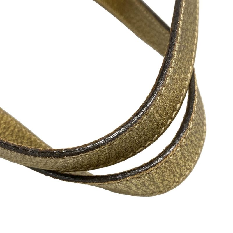 Gucci Tote Bag GG Pattern 137396 Beige Gold And Pink Leather