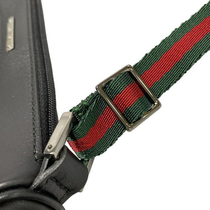 Gucci Sherry (web) 92820 Black Green And Red Leather