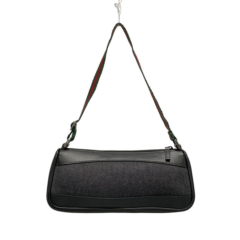 Gucci Sherry (web) 92820 Black Green And Red Leather