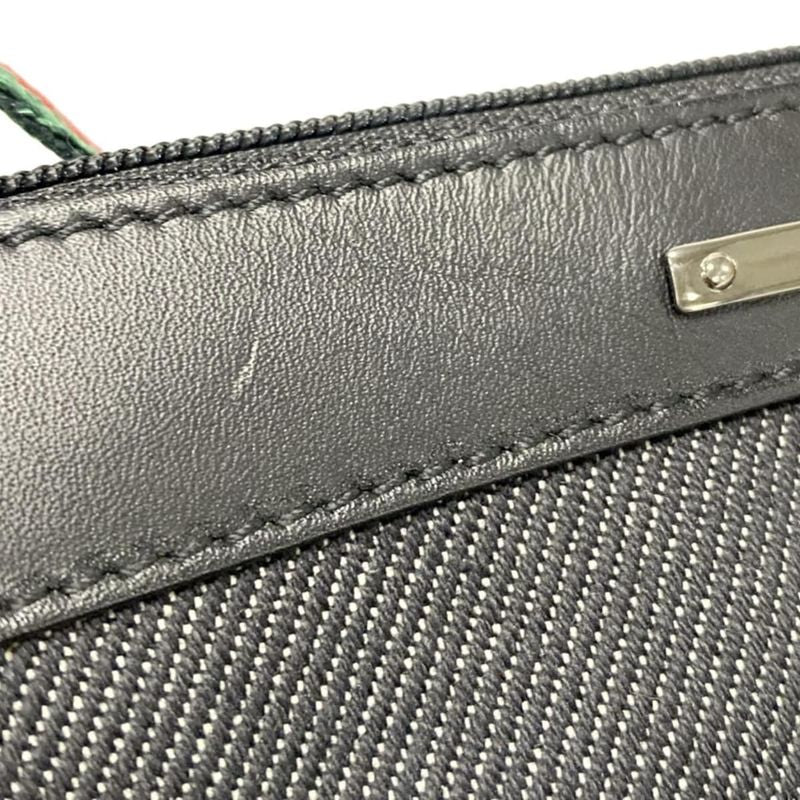 Gucci Sherry (web) 92820 Black Green And Red Leather