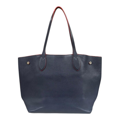 Louis Vuitton Lock Me Go Tote Bag Leather M52759 Navy Women's Louis Vuitton