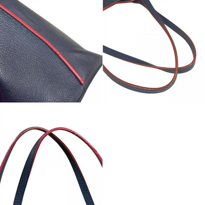 Louis Vuitton Lock Me Go Tote Bag Leather M52759 Navy Women's Louis Vuitton