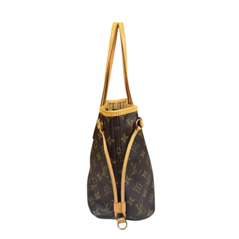 Louis Vuitton Neverfull PM Monogram Tote Bag Monogram Canvas M40155 Brown