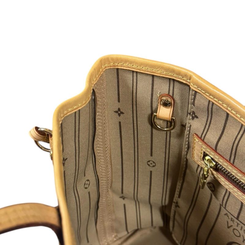 Louis Vuitton Neverfull PM Monogram Tote Bag Monogram Canvas M40155 Brown