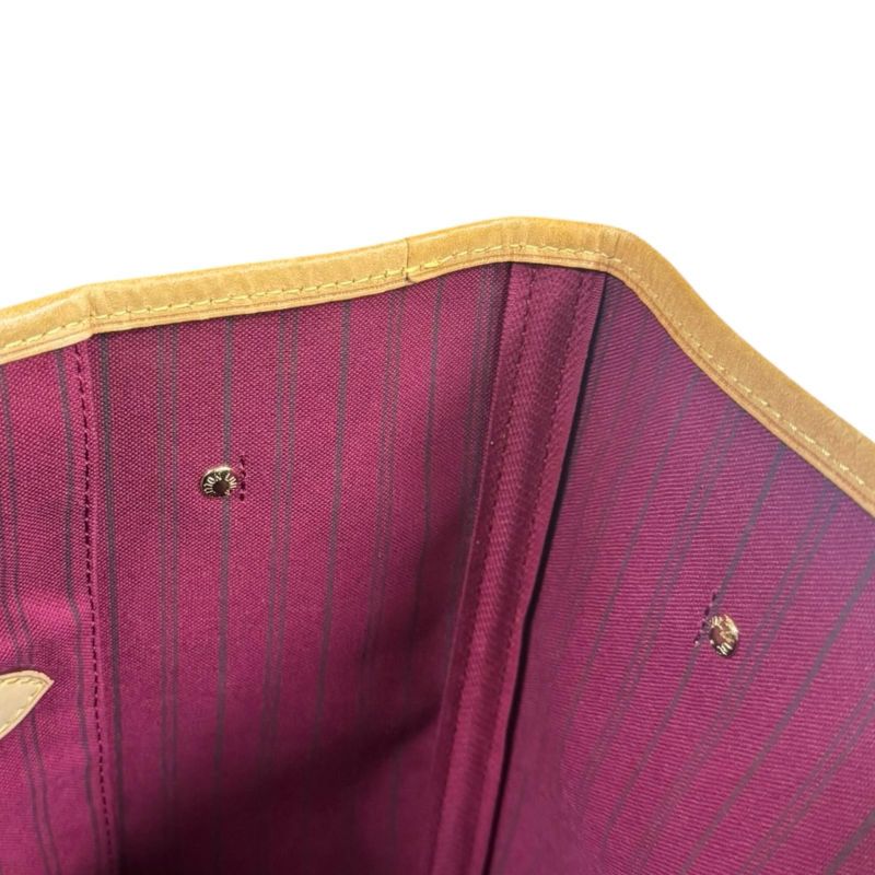 Louis Vuitton Neverfull MM Monogram Tote Bag Monogram Canvas M40996 Brown Women