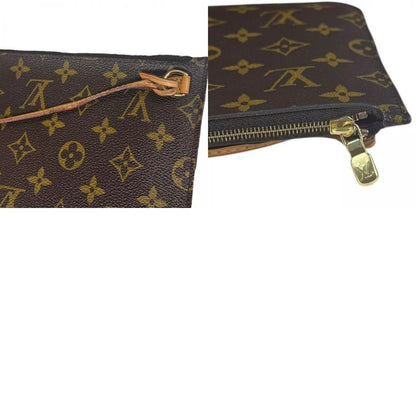 Louis Vuitton Neverfull MM Monogram Tote Bag Monogram Canvas M40996 Brown Women