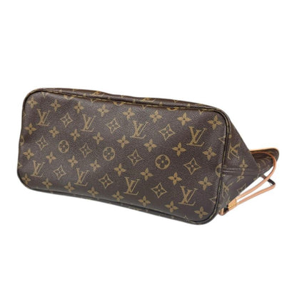 Louis Vuitton Neverfull MM Monogram Tote Bag Monogram Canvas M40156 Brown Women