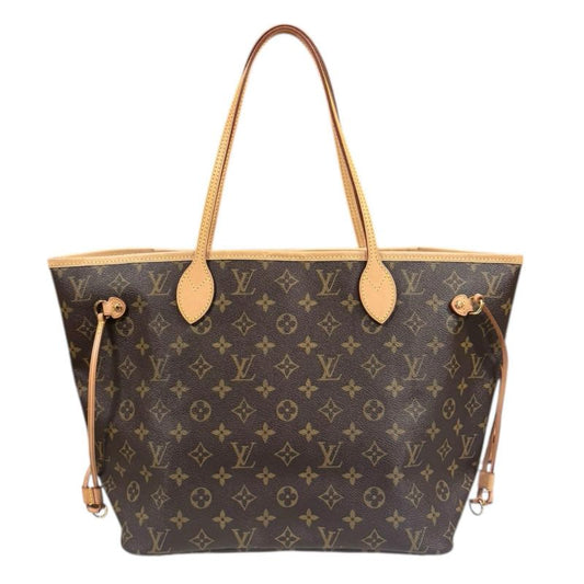 Louis Vuitton Neverfull MM Monogram Tote Bag Monogram Canvas M40156 Brown Women