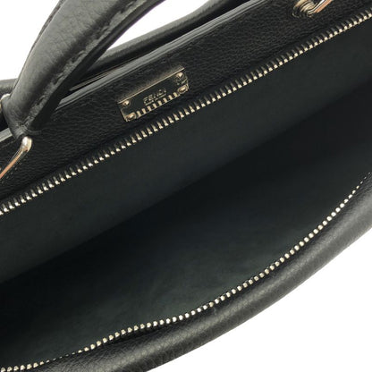 Fendi Selleria Pekaboo Iconic Bug's Eye 2way Leather Briefcase - Black - Men's