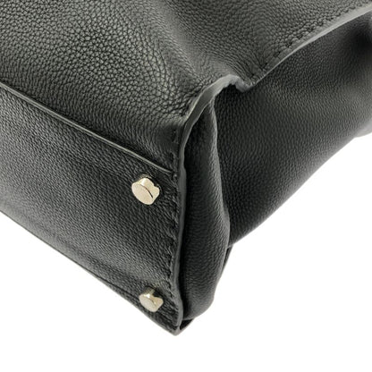 Fendi Selleria Pekaboo Iconic Bug's Eye 2way Leather Briefcase - Black - Men's